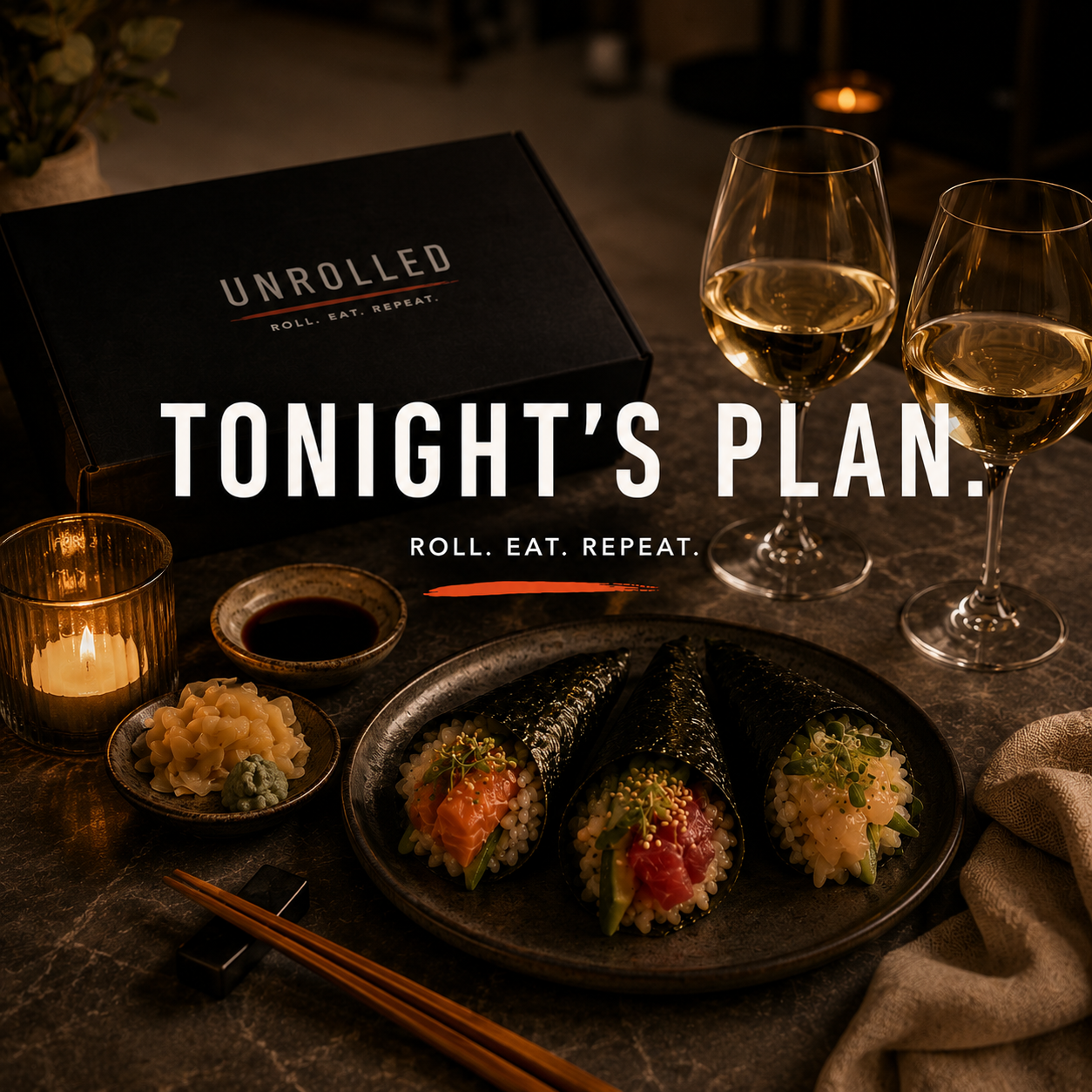 Date Night Kit with wine